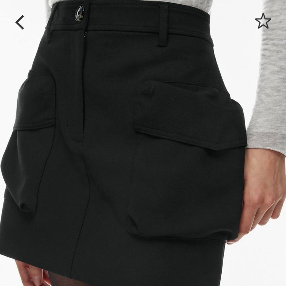 Aritzia Black mini skirt